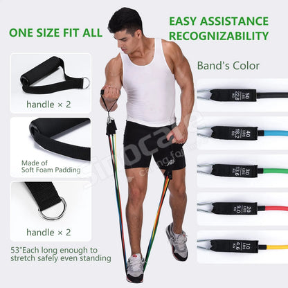 11-Piece Set Power Resistance Bands